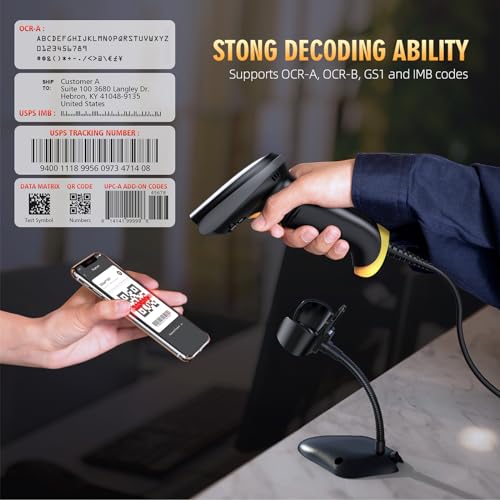 TEEMI USB Wired Barcode Scanner with Smart Stand - T22N-AU