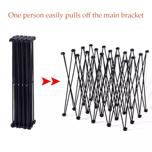 Black 10x7.5 ft Portable Pop Up Display Backdrop for Trade Shows & Events