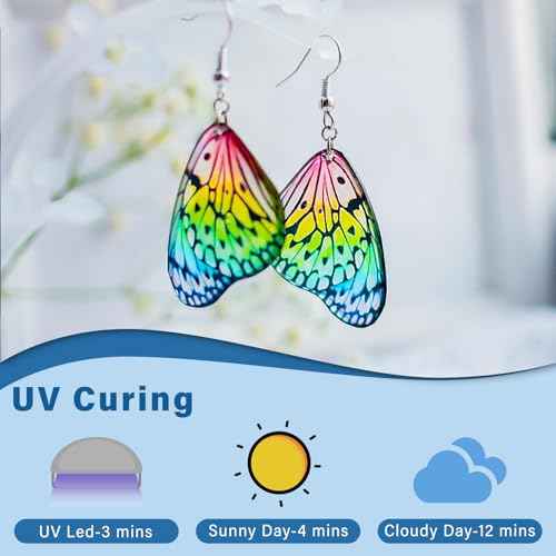 UV Resin 300g, Fast Curing Clear Epoxy Resin Hard Type for Jewelry Making, Craft, DIY