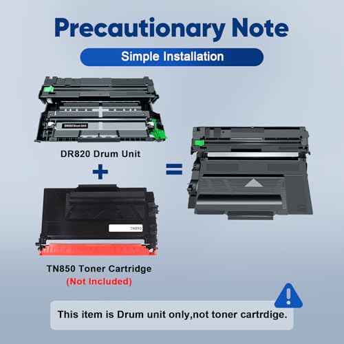 DR820 Drum Unit Compatible for Brother DR-820 DR820 | Replacement for MFC-L5900DW HL-L6200DW HL-L5200DW HL-L6200DW HL-L5100DN Printer ,2-Pack(Not Toner Cartridge)