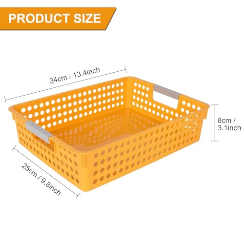 4PCS Turn in trays classroom,Paper trays,Classroom Baskets, Paper baskets Organizational Solution for Office and School