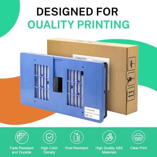 MC-31 Maintenance Cartridge Replacement for Canon Imageprograf TM-200 TM-205 TM-300 TM-305 TM-5200 TM-5205 TM-5300 TM-5305 Printers