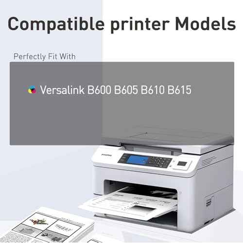 Compatible Toner Cartridge Replacement for VersaLink B600 B610 Black High Capacity Toner Cartridge 106R03942 for Xerox Versalink B600 B605 B610 B615 Printer (1 Pack)