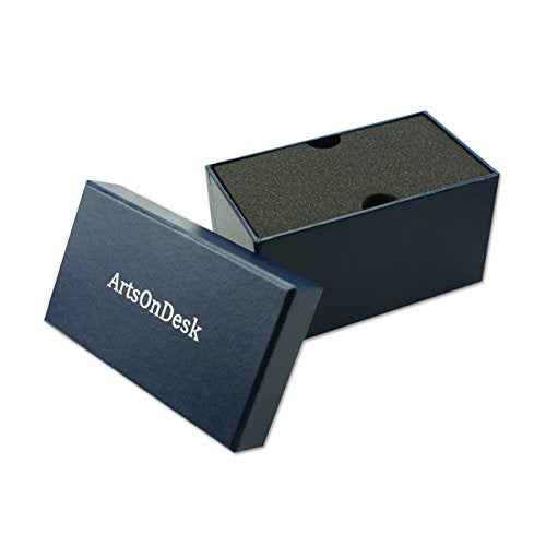 Modern Art Business Card Stand Holder Bk301 Steel Black Patented Desk Accessory Name Card Case Plate Display Office Organizer