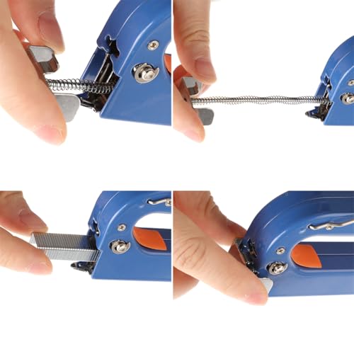 Heavy Duty 3-in-1 Staple Gun with Tail Remover and 1200 Staples - Upholstery & Wood Craft