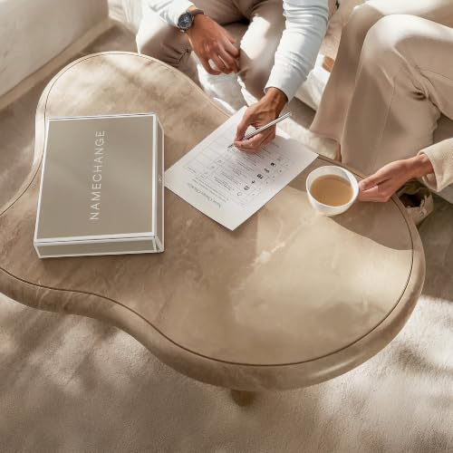 Name Change Kit for Brides Michigan - Faded Linen Color | All-In-One Name Change Kit