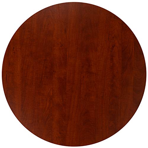 Flash Furniture Chapman 36" Round Multi-Purpose Conference Table in Cherry