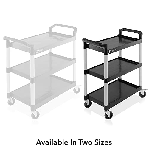 Jubilee Heavy-Duty 3-Tier Utility Service Cart with Wheels, 31.5 x 37.5