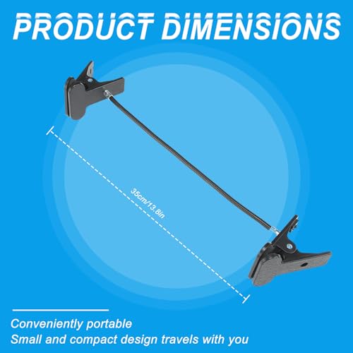 2 Pcs Mini Paper Holder Clips for Typing, Black Document Clamp - YooNotee