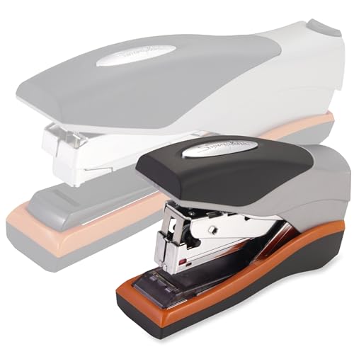 Swingline Stapler, 40 Sheet Capacity, Optima 40, Jam Free, Reduced Effort, Compact, Soft Grip, Metal, Orange, Silver and Black (87842)