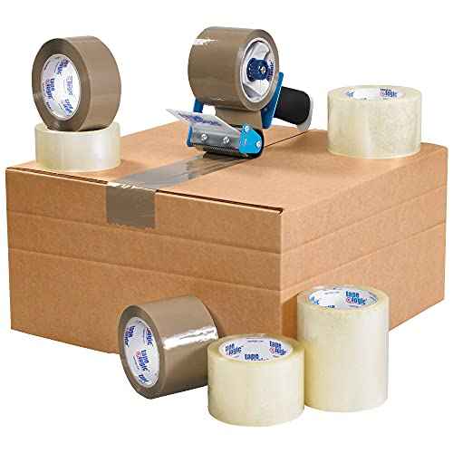 Aviditi Shipping Boxes Multi-Depth 10"L x 8"W x 6"H, 25-Pack | Corrugated Cardboard Box for Packing, Moving and Storage