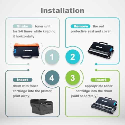 TN850 High Yield Toner Cartridge TN 850 for Brother Printer HL-L6200DWT L6200DW L5200DW L5100DN, MFC-L5800DW L5700DW L6700DW L6800DW Black, 2 Pack