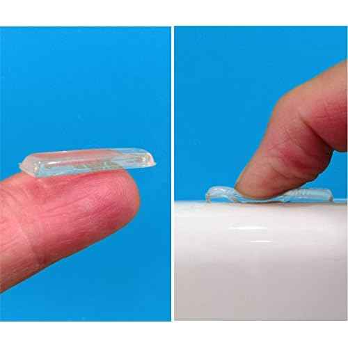 HushBumps Ultra-Quiet Bumpers for Interior Doors 3-Pack. Prevent Door Slamming and Provides Soft Close. Just Peel & Stick. No Tools Required. Silences Door Closing. 30 pcs.