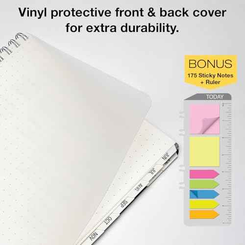 Global Printed Products Essential 8.5"x11" Monthly & Weekly 2025-2026 Planner - (8.5" x 11" - June 2025 Through July 2026)