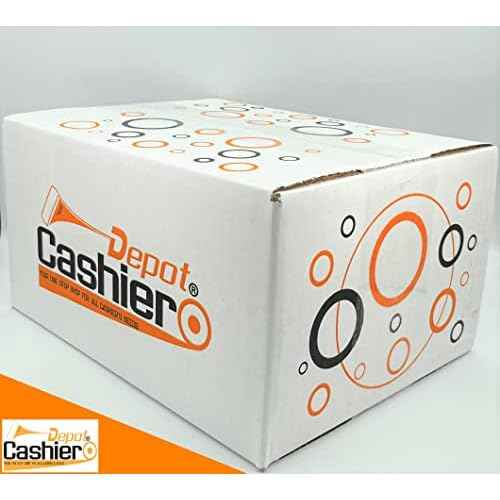 500 Cashier Depot - 6" x 9" Booklet Envelopes, 24 lb White Wove Paper, Gummed Flap, Open Side, 500 Count, Made in USA