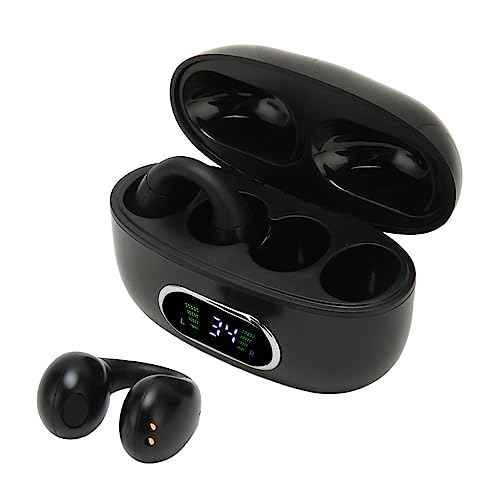 Yunseity Language Translator Earbuds, X9 Two Way Translation Headphones in Real Time, Clip Online Translation Device in 144 Languages & 3 Translation Modes, with Display (Black)