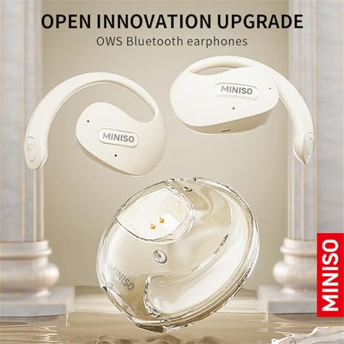 MINISO X15 Pro AI Real Time Translation Earbuds Wireless Bluetooth 5.4 OWS AI Headphones Support 148 Languages Translation Real Time Translator Earbuds Support Playing Music Phone Calls