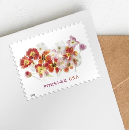 PUPAINT USPS Tulips Forever Postage Stamps Sheet of 20 2022 Collectible Flowers