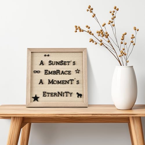White Pre-Cut Letters for Felt Letter Board, 736 Pcs - Gajigaji