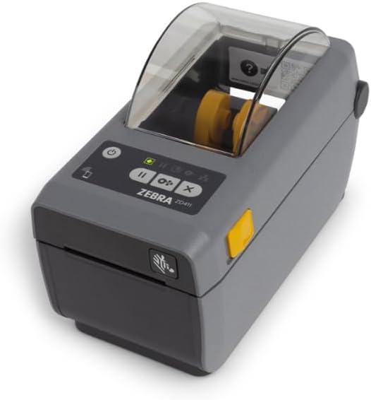Zebra Technologies ZD411 Printer - Direct Thermal 203 DPI - Modular Connectivity & BTLE5 - Includes Cleaning Cloth