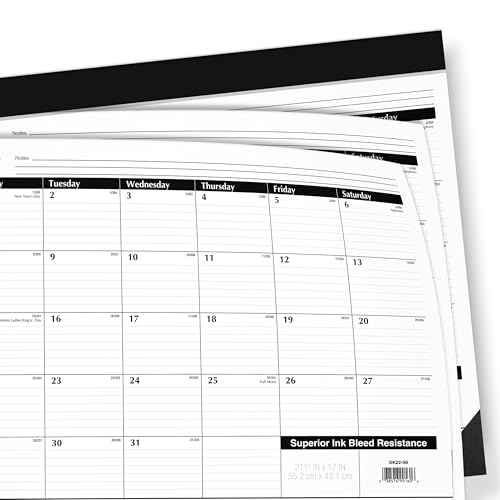 AT-A-GLANCE 2026 Desk Calendar, Monthly, Desk Pad, 21-3/4" x 17", Standard (SK220026)