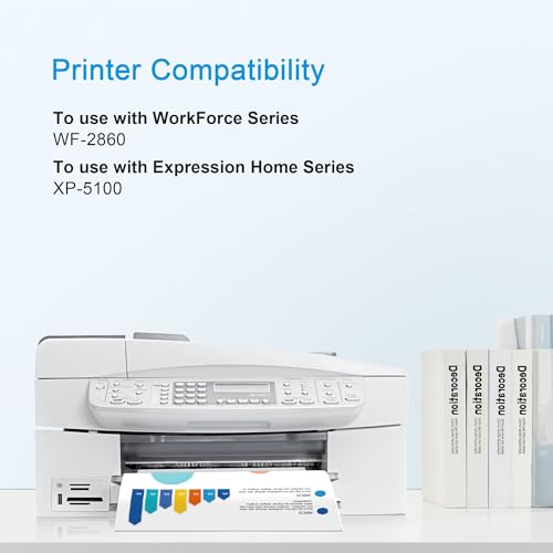 202XL Ink Cartridges Remanufactured Replacement for Epson 202 XL 202XL T202XL High Yield to Use with Workforce WF-2860 Expression XP-5100 Printer (2Black, Cyan, Magenta, Yellow 5 Pack)