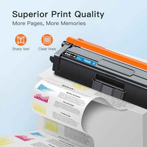 E-Z Ink TN436 Toner Cartridge Replacement for Brother TN436 TN433 TN431 Toner to Use with Brother HL-L8260CDW, L8360CDW, MFC-L8690CDW, L8900CDW, DCP-L8410CDW Printers(Cyan ,1 Pack)