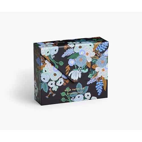 RIFLE PAPER CO. Timeless Congrats Greeting Card Boxed Set of 15, 6" L ¡¿ 2" W Blank Interior Lets Your Thoughtful Handwritten Note Take Center Stage - Artisanally Crafted in the USA