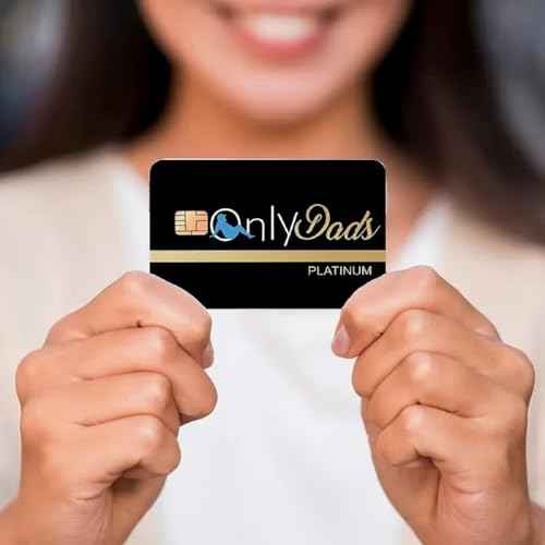 4PCS Credit Card Skin,Debit Card Skin,Only Dads Debit Card Sticker,Credit Card Skin Funny,Cute Waterproof Skins Cover for Bank, EBT, Key, Transportation, ID(Only Dad)