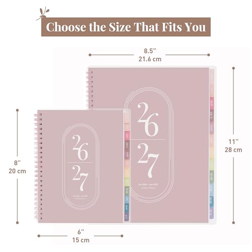 Academic Planner 2026-2027 Daily Weekly Monthly School & Work Organizer