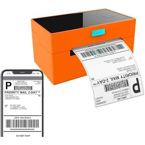 Bluetooth Shipping Thermal Label Printer, Portable 4¡¿6 Label Makers for Small Business,Compatible with Android¡¢iPhone¡¢Windows£¦Mac,Widely Used for Home£¦Small Businesses and Office