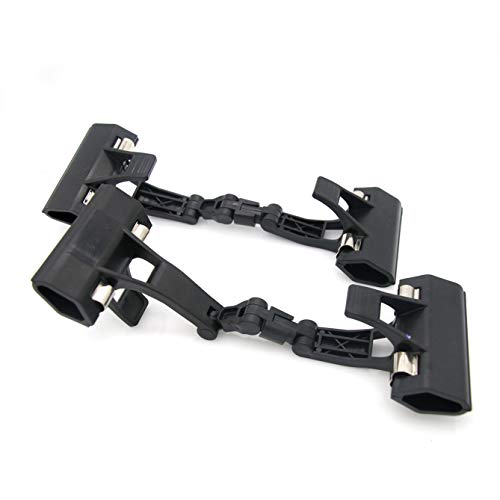 Black Adjustable Foldable Twistable Copy Holder Clip for Easel and Desk – Pack of 2