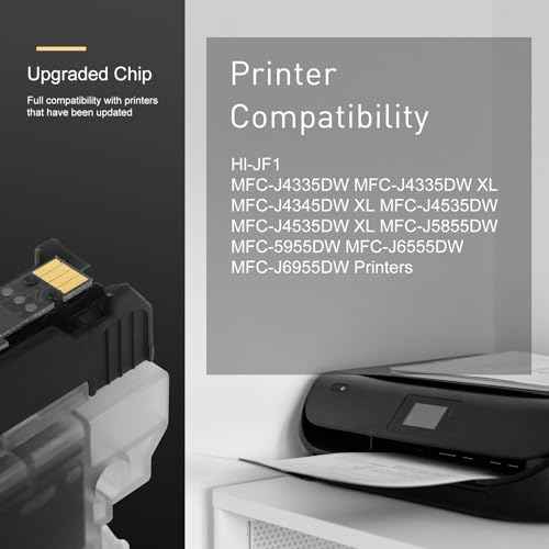 LC406XL Compatible Ink Cartridges Replacement for Brother LC406 Ink Cartridges to Use with Brother Hl-JF1 MFC-J4335DW, MFC-J4345DW, MFC-J4535DW, MFC-J5855DW MFC-5955DW MFC-J6555DW MFC-J6955DW