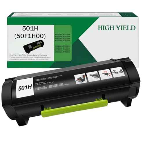 Remanufactured 50F1H00 Lexmark ms312dn Toner Cartridge for Lexmark MX310dn, MS410dn, MS510dn, mx410de MX510de, MX511de, MS610dn, MX610de, MX611de (5,000 Pages)