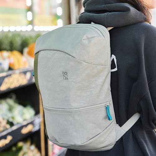 Chrome Industries Camden Backpack ? 16L Travel Bag for Men and Women with Plush Knit Shoulder Straps Recycled Materials and Internal Laptop Sleeve ? Sage