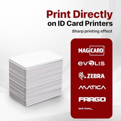 X LINE CR80 30Mil Graphic Quality PVC Cards – 500 Pack (500 Card)