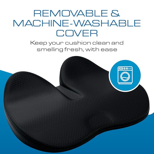 Kolbs, Seat Cushion, Stylish Plush Velvet Cover (Ergonomic)