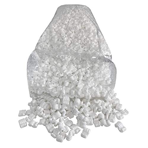 Moving Packing Peanuts 3.5 cu. ft. (22.5 Gallons) S-Shaped Popcorn