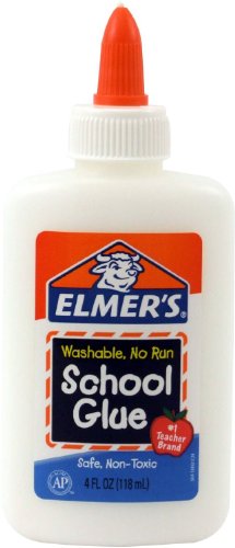 Elmer's Washable No-Run School Glue 4oz - 3 Pack for Arts & Crafts