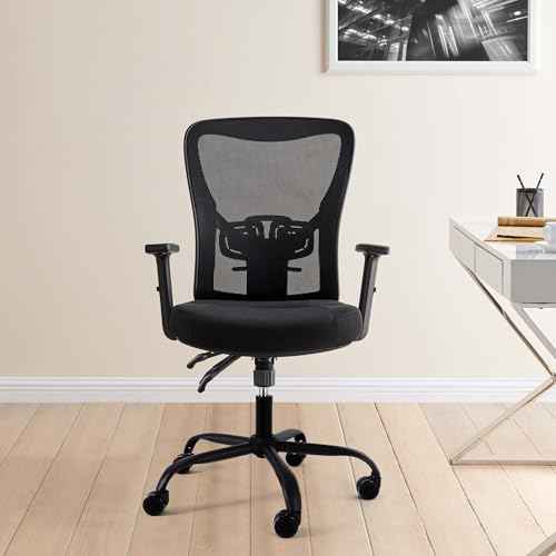 Frassie Office Chair Base Replacement with Wheels, Heavy Duty 2500LBS Metal Stool Chair Base, 28 inch Universal Desk Chair Base Replacement Part (Black)
