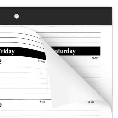 AT-A-GLANCE 2026 Desk Calendar, Monthly, Desk Pad, 21-3/4" x 17", Large, Ruled Blocks (SK240026)