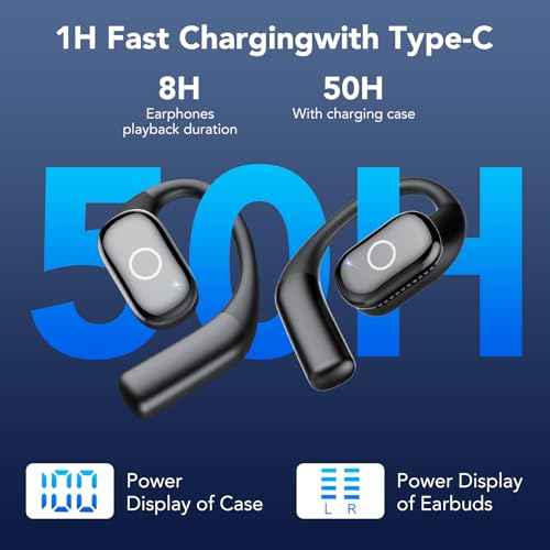 AI Translation Earbuds Real Time, 144 Language Translator Earbuds for iPhone and Android, 80H Playtime,3-in-1 Translation Headphones Translating Device, for Travel/Business/Meeting/Learning (Black)