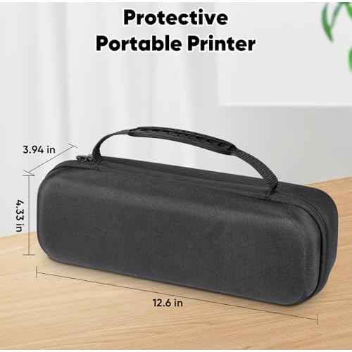Aixiqee Case Portable Printer case Compatible with GUTHERREN, A80/A81Printer Bag Mobile Travel Printer Storage Holder Paper & USB Cable(Box Only)
