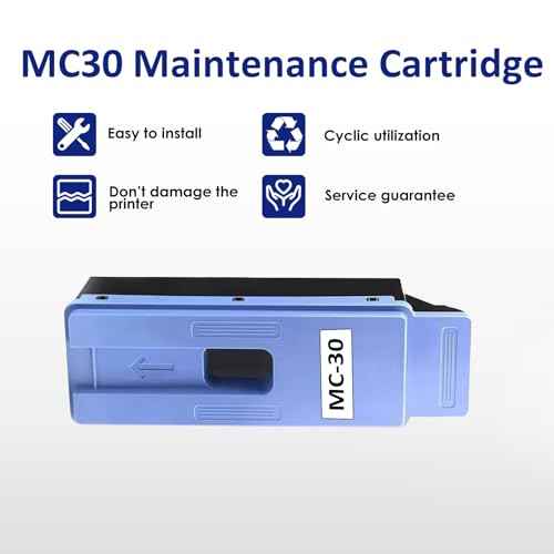 MC-30 Maintenance Cartridge MC30 Waste Collection Cartridge Tank Compatible for Canon Imageprograf GP-2000 4000 PRO-2100 4100 4000 6000 6100 TX-3000 3100 4100 4000 Printer