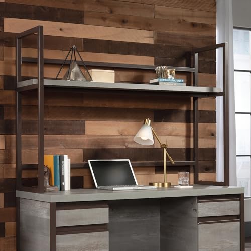 Sauder Manhattan Gate Mystic Oak Hutch for Desk 429258