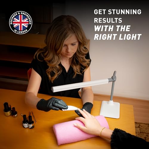 daylight Company Uno Pro Table Lamp, Standing Lamp for Living Room, Bedroom, Salon, Office, Touch Control, Flexible Arm, Sleek Design, Multipurpose