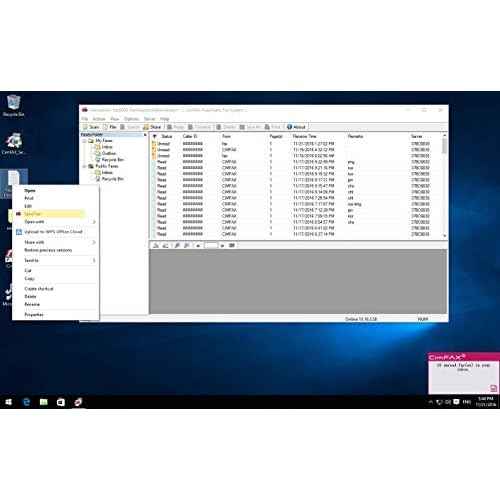 CimFAX H5 High Speed 33.6k Fax Server Auto Save FAX as PDF 100 Users Paperless Fax Machine Cost-Effective Fax Modem Fax Via Telephone Line (4GB)