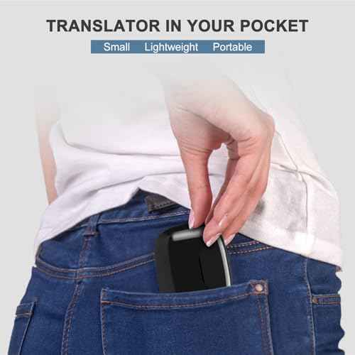 Y113 Language Translator Earbuds, Supports 144 Languages Online Offline Instant Voice Translator Device with APP for iOS for Android, Simultaneous Translation Bluetooth 5.1