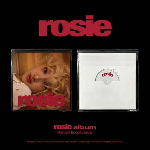 ROS? - first studio album [rosie] (KR Exclusive + Retail Exclusive) Blackpink rose APT Number one girl Poster Photocards