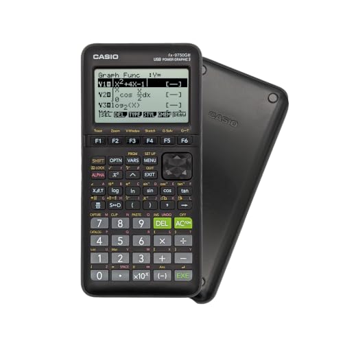Casio fx-9750GIII Graphing Calculator Black with Python Programming